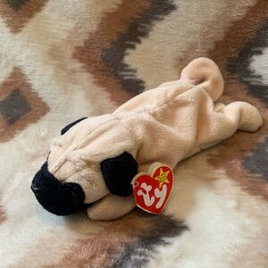 TY Beanie Baby - PUGSLY the Pug Dog (8 inch) - Stuffed Animal Toy